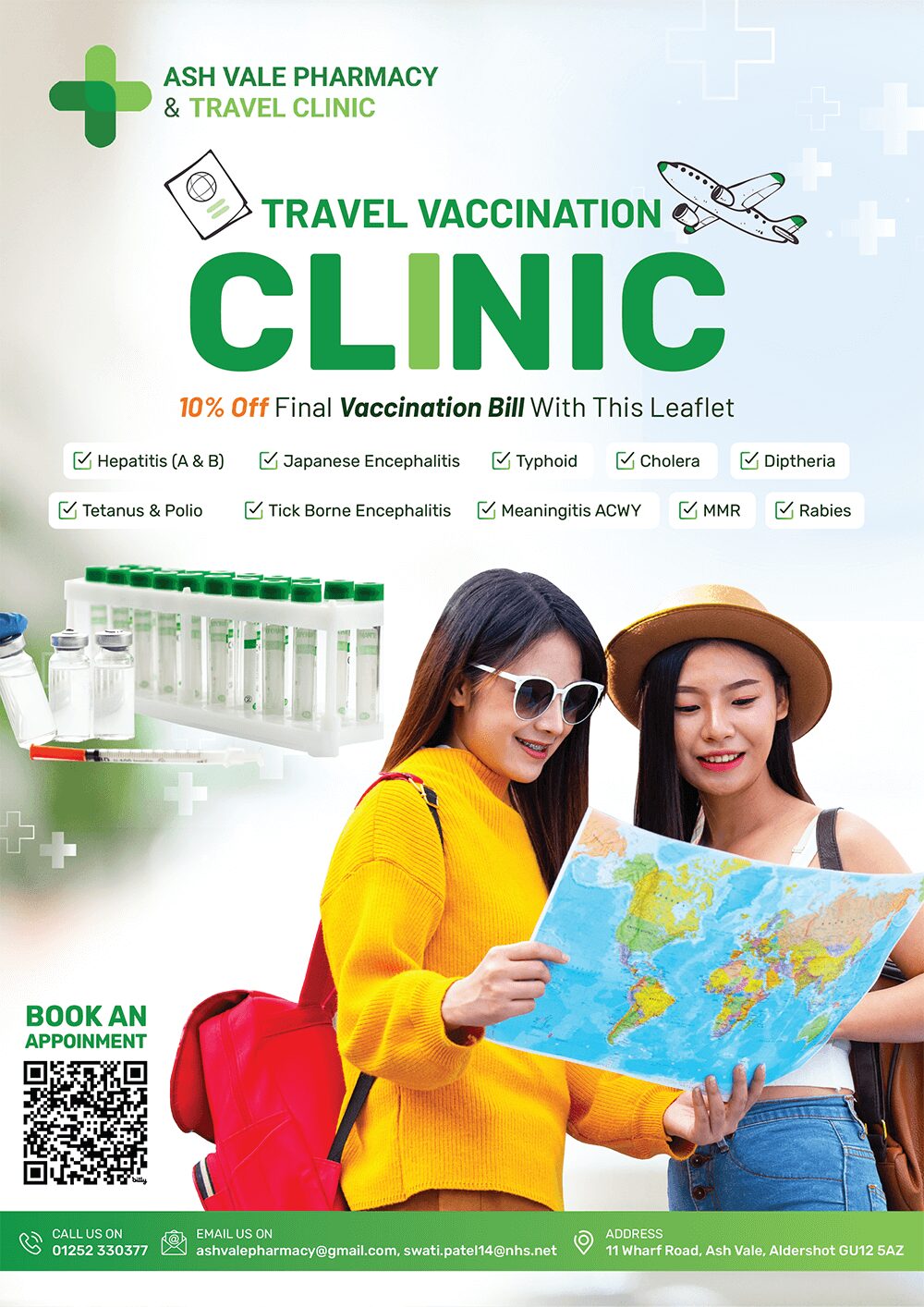 Ashvale Pharmacy's Travel Vaccination Clinic