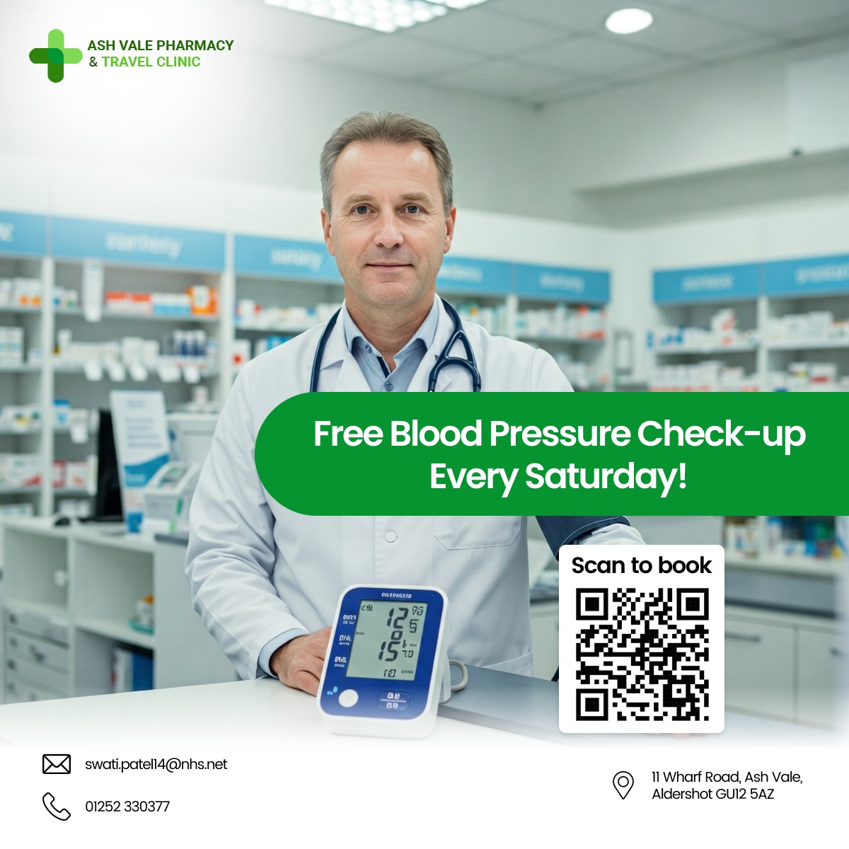Free Blood Pressure Checks Every Saturday